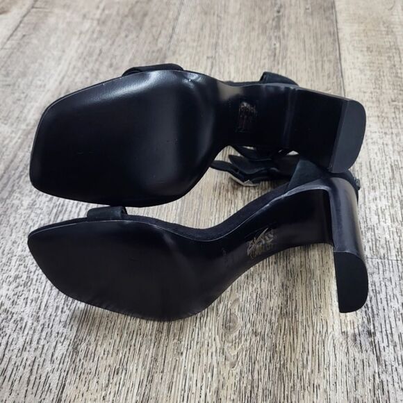 Rag & Bone Leather “Ellis” Sandal Black Size 10 New in Box - Picture 15 of 15